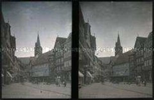 Auf dem Marktplatz von Wertheim am Main