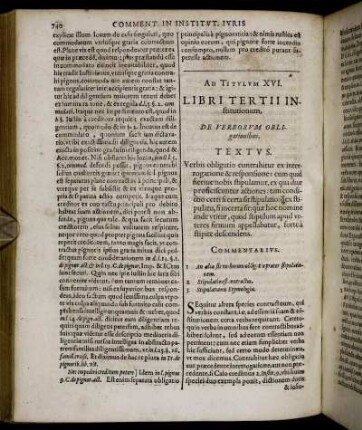 Ad Titulum XVI. - Ad Titulum XX.