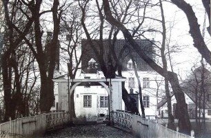 Hoyerswort - Fotografie der Zugbrücke (um 1910)