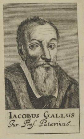 Bildnis des Iacobus Gallus