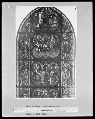 Skizze zu einem romanischen Medaillonfenster der ehem. Stiftskirche zu Bücken an der Weser