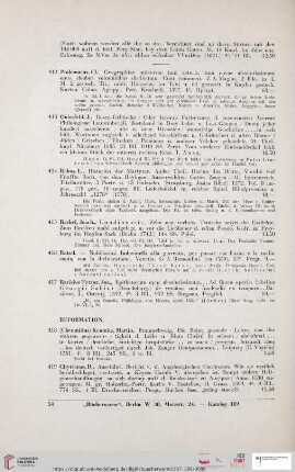 Reformation (Nr. 418 - 444)