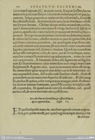 Caput VI. Caput VII.