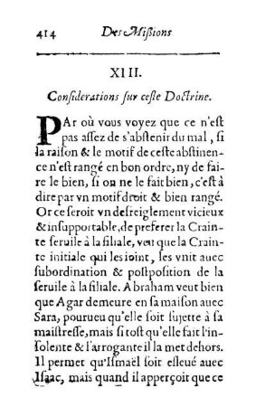 XIII. Considerations sur ceste Doctrine