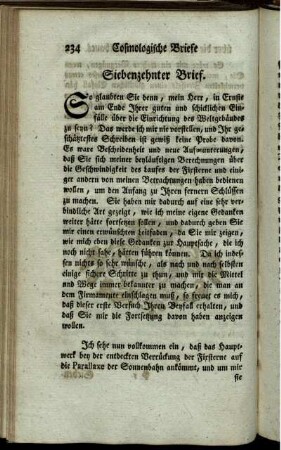 Siebenzehnter Brief