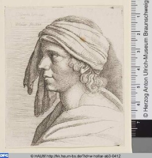 Brustbild eines Mannes mit Turban