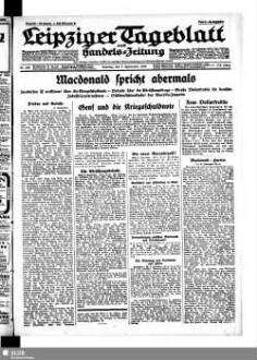 Leipziger Tageblatt und Handelszeitung : Amtsblatt des Rates und des Polizeiamtes der Stadt Leipzig