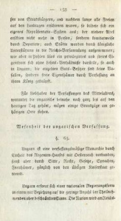 Wesenheit der ungarischen Verfassung