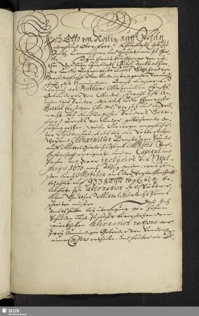 [Decretum alienandi betreffend Familie von Nostitz, 1675]