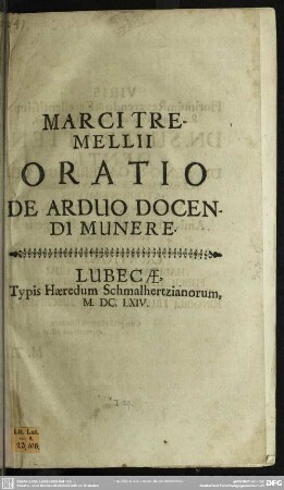 Oratio de arduo docendi munere