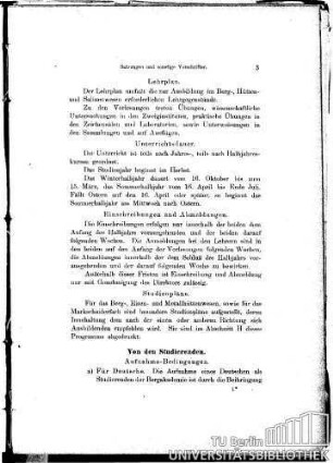 Aufnahme-Bedingungen: a) für Deutsche; b) für Ausländer