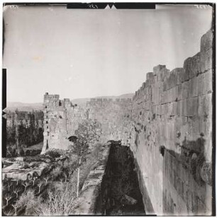 Wand, Stadtmauer (?), Baalbek: Ansicht