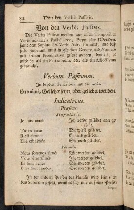 82-96, Von den Verbis Passivis.: Von den Verbis Reciprocis.