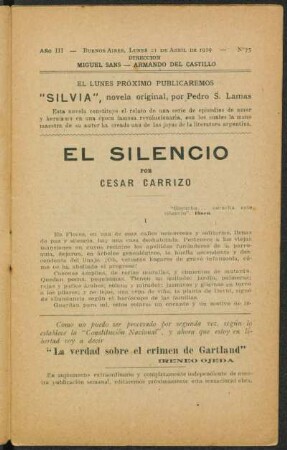 1919000375: El silencio