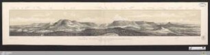 Panorama der Schwäbischen Alp vom Hohenstaufen bis zum Hohenzollern : Aufgenommen vom Floriansberg, 1619'