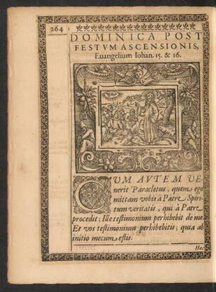Dominica Post Festum Ascensionis, Evangelium Iohan. 15. & 16.