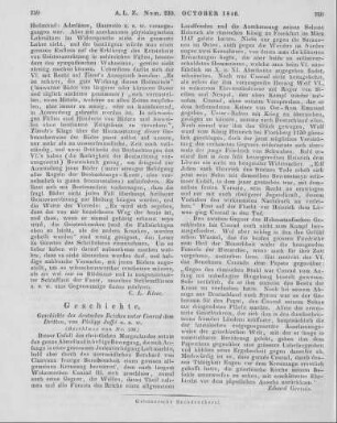 Jaffé, P.: Geschichte des Deutschen Reiches unter Conrad dem Dritten. Hannover: Hahn 1845 (Beschluss von Nr. 238)