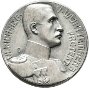 Medaille auf das zehnjährige Jubiläum der Stuttgarter Numismatischen Vereinigung von Daniel Stocker