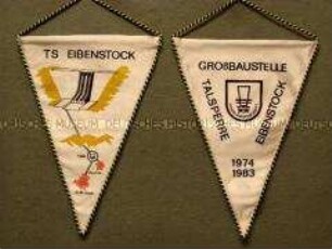 Wimpel der Großbaustelle Talsperre "Eibenstock"