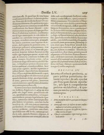 Decisio LVI. - Decisio LXV.