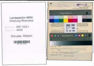 Entnazifizierung Wilhelm Schuster, geb. 18.02.1892 (Dolmetscher)