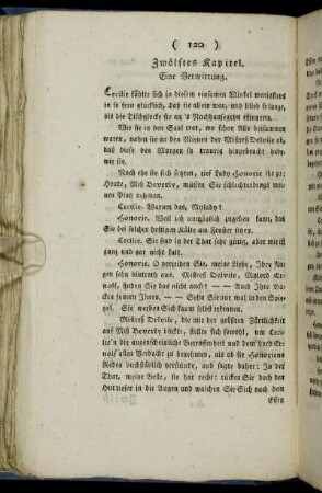Zwölftes Kapitel. Eine Verwirrung.