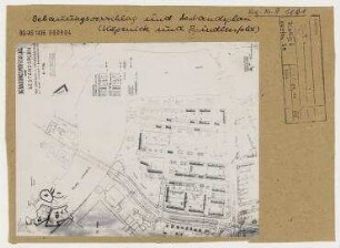 Bebauungsvorschlag und Bestandsplan von Köpenick und Spindlersfeld mit neuer Straßen- und Brückenführung. Berlin, Köpenick, Köpenick, Spindlersfeld