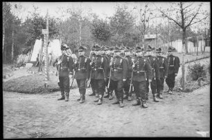 Dresden. Rückkehr vom Schießstand, Königlich Sächsisches Schützen-(Füsilier-)Regiment No. 108