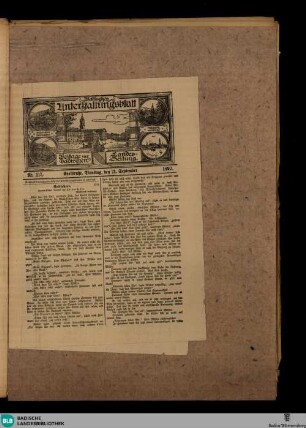 Badische Landes-Zeitung, Badisches Unterhaltungsblatt, Nr. 217