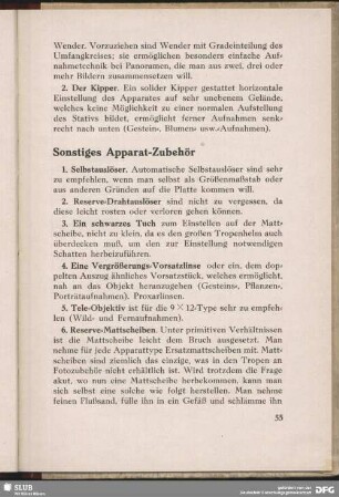Sonstiges Apparat-Zubehör