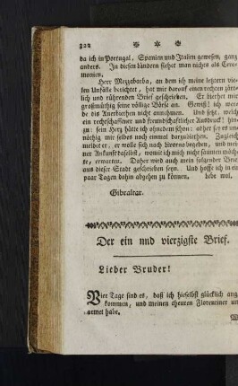 [Der ein und vierzigste Brief. - Der fünf und vierzigste Brief.]