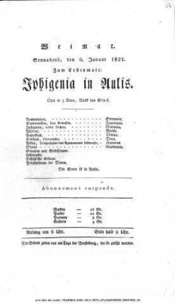 Iphigenia in Aulis