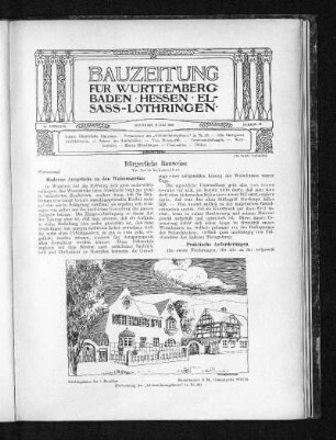 Bürgerliche Bauweise