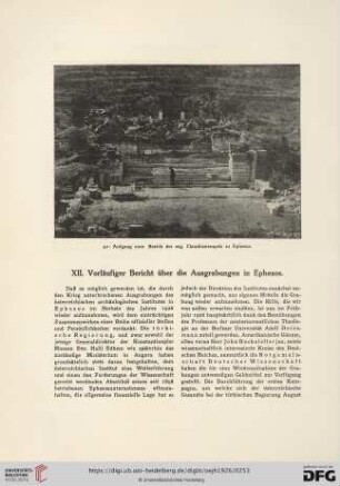 Band 23: XII. vorläufiger Bericht über die Ausgrabungen in Ephesos