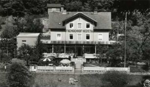 Schmilka (Bad Schandau-Schmilka), Nr 2 f (Nr 11). Fremdenhof Helvetia. Elbfront
