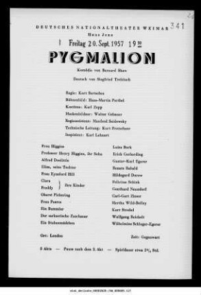 Pygmalion