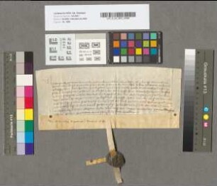 Quittung des Grafen Roprecht von Virnenburg über 100 Gulden aus dem Zoll Bonn (für Rheinbach).