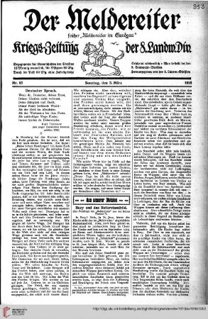 Hefte 85-93, März-April 1918