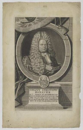 Bildnis des Iohann Christoph Donauer