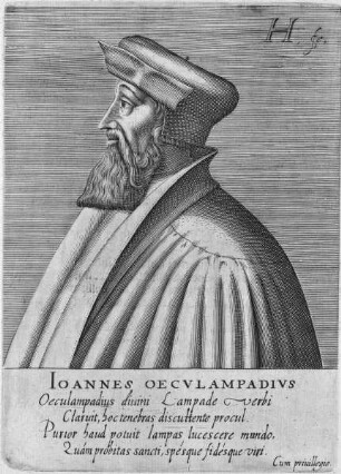 Bildnis Johannes Oecolampadius