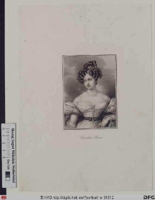 Bildnis Caroline Philippine Auguste Bauer