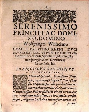 De Vita & Rebus gestis P. Petri Canisii, De Societate Jesv, Commentarii