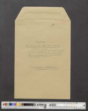 Band 19: Wintersemster 1896/1897 (Dr. phil. Assistent in Würzburg, Student)