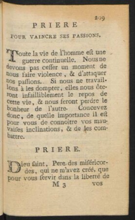 Prieres pour vaincre ses passions