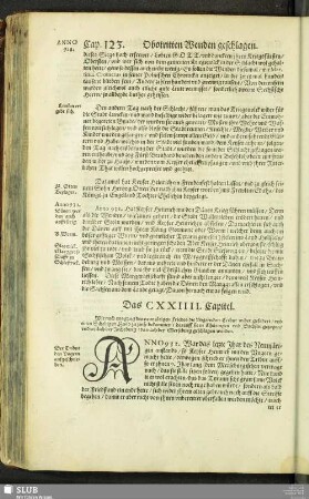 Das CXXIIII. Capitel