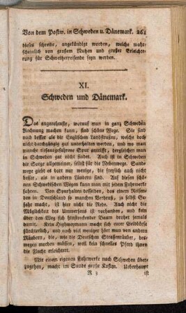 XI. Schweden und Dänemark
