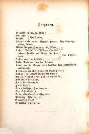 Dramatische Werke, 2. Trost in Thränen