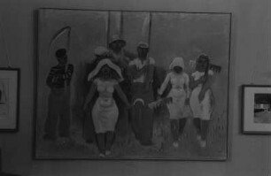 Ausstellung von Werken des aus Paris zurückgekehrten Malers Max Lingner : Gemälde "Der Sommer"