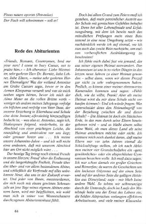 Rede des Abiturienten