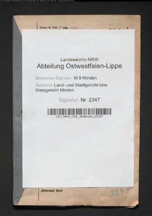 Sonstige: Winkelmann, Carl:
